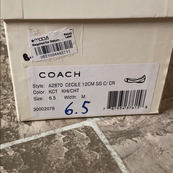 Coach//signature flats - Picture 6 of 7